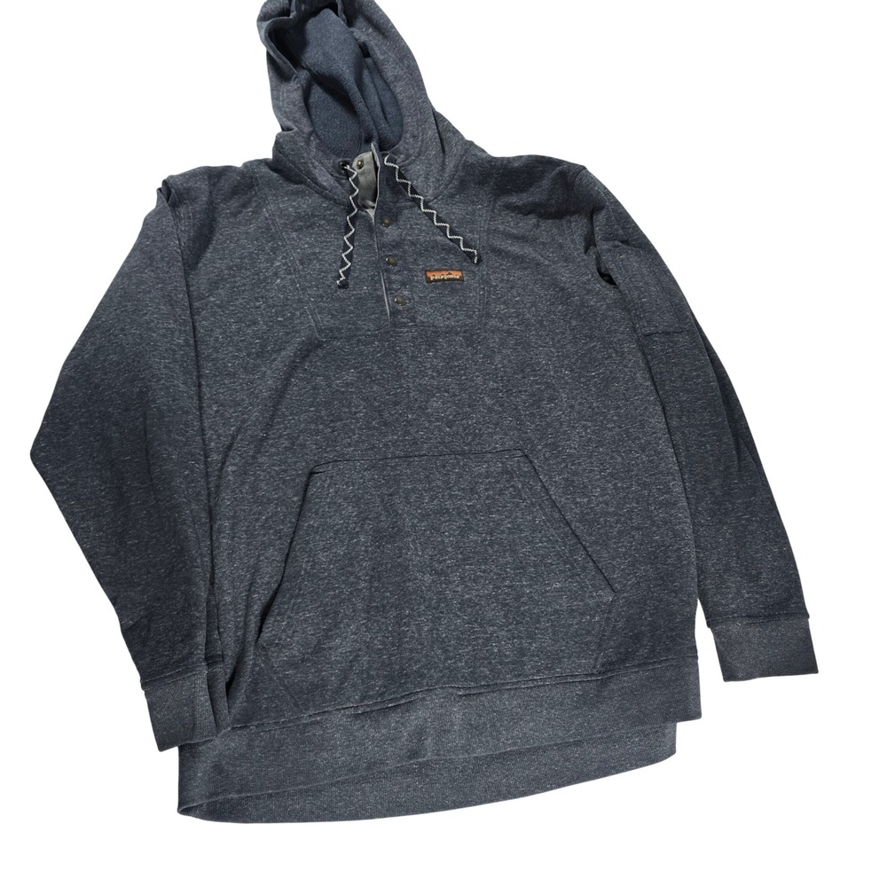 Patagonia Mens Trail Harbor Hoody Smolder Blue Heather 53307 XL Pullover Hoodie